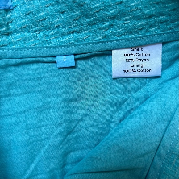 Draper James Basket Weave Short Size 2 - Picture 5 of 10